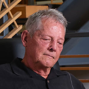 Steve Crane, man in black shirt